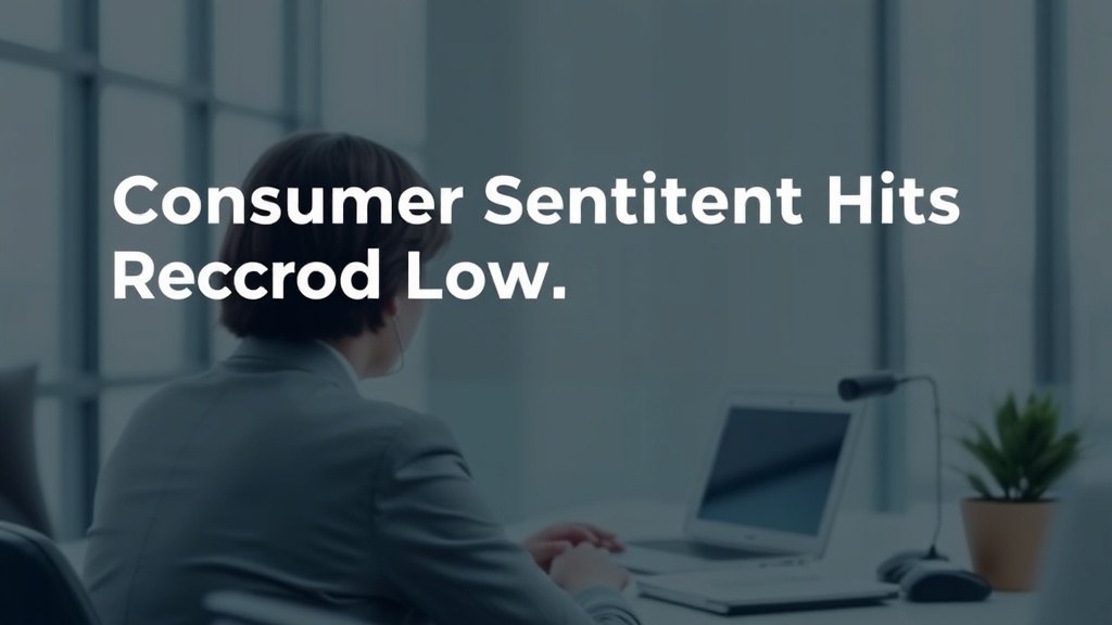 Consumer Sentiment Hits Record Low: Is Political Polarization the Driving Factor? - haber görseli 1