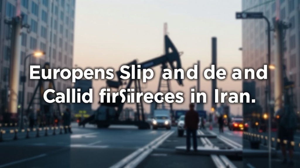 European Stocks Slip and Oil Prices Climb Following U.S. Strikes in Iran - haber görseli 1