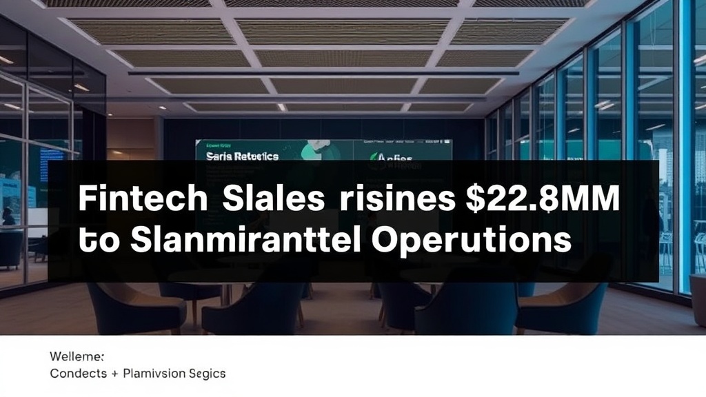 Fintech Startup Saris Raises $28.8M to Automate Financial Operations - haber görseli 1