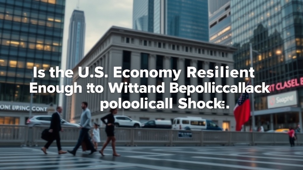 Is the U.S. Economy Resilient Enough to Withstand Geopolitical Shocks? - haber görseli 1