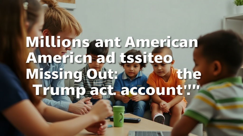 Millions of American Children Missing Out on 'Trump Accounts' Benefits - haber görseli 1
