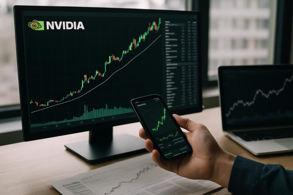Nvidia Stock Surges Ahead of Fiscal Q1 Earnings Report - haber görseli 1