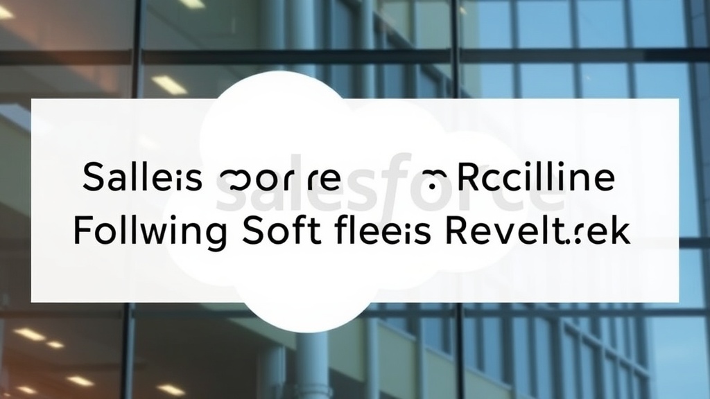 Salesforce Shares Decline Following Soft Revenue Outlook - haber görseli 1