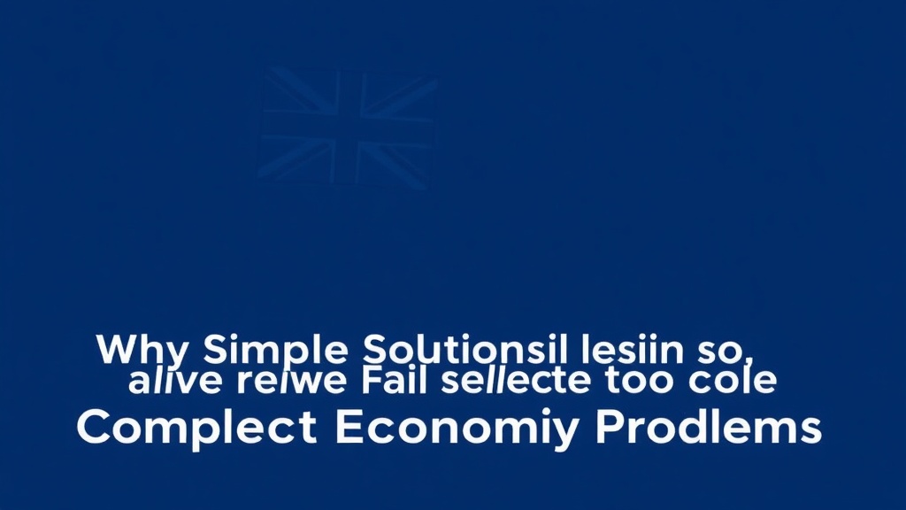 The Brexit Lesson: Why Simple Solutions Fail to Solve Complex Economic Problems - haber görseli 1