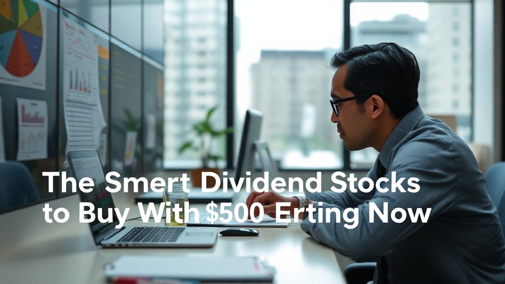 The Smartest Dividend Stocks to Buy With $500 Right Now - haber görseli 1